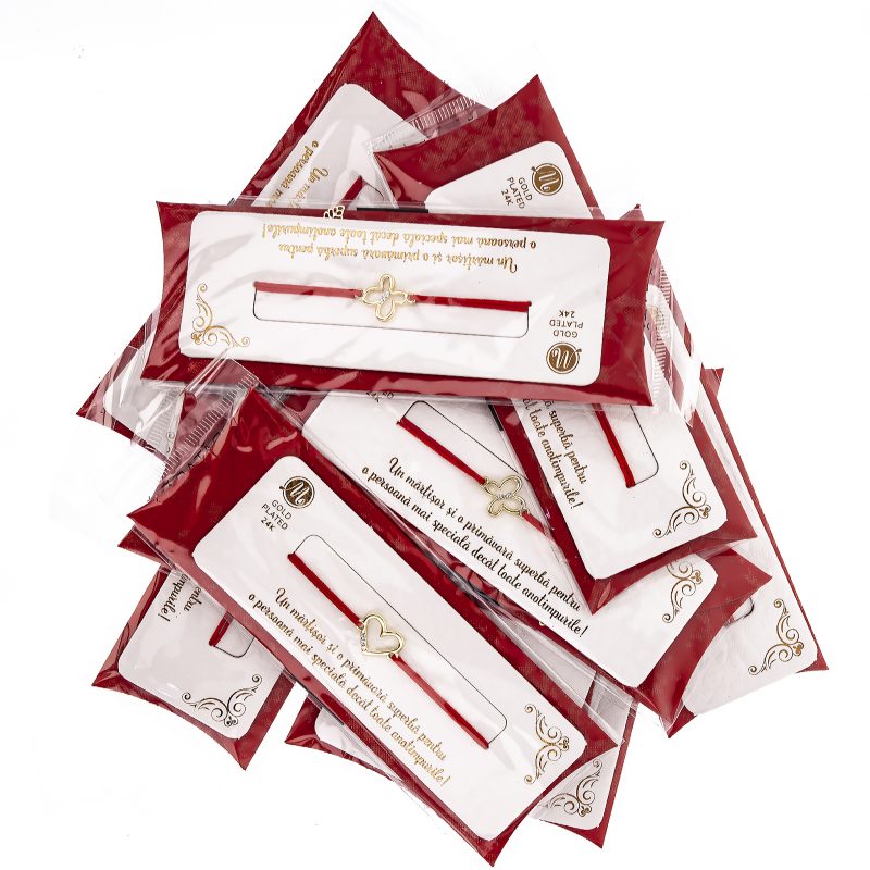 Display Brățară Gold Plated Alpha Red - imagine 2