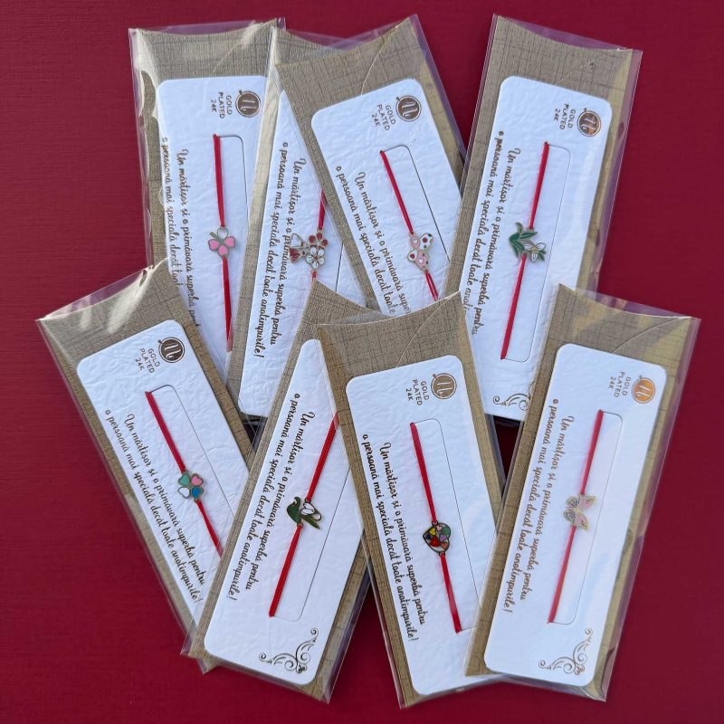 Display Brățară Gold Plated Iris Colorat - imagine 2