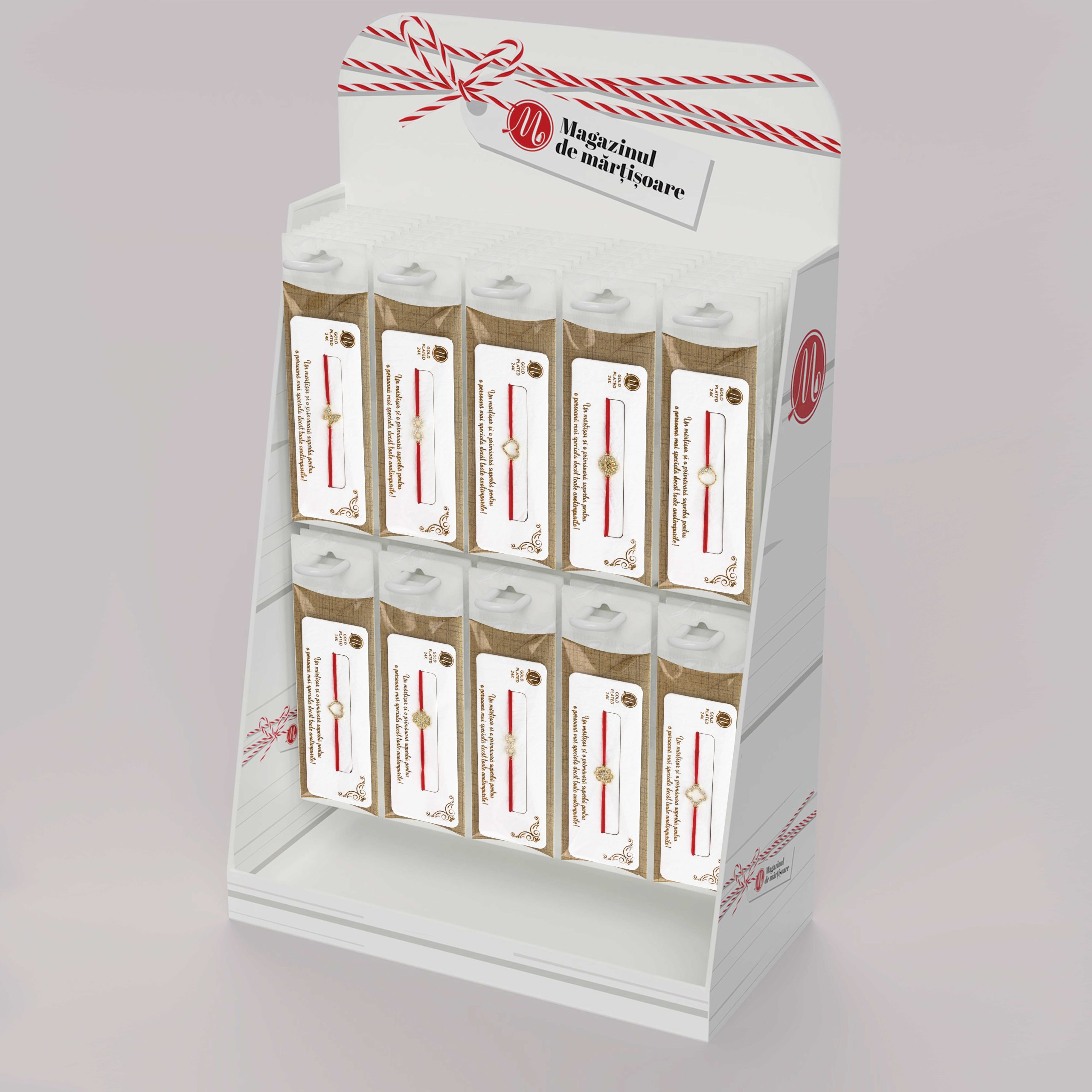 DISP2026-004 Display Brățară Gold Plated Iris Elis - imagine 1