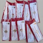 Display Brățară Gold Plated Alpha-Shiny Red White - imagine 2