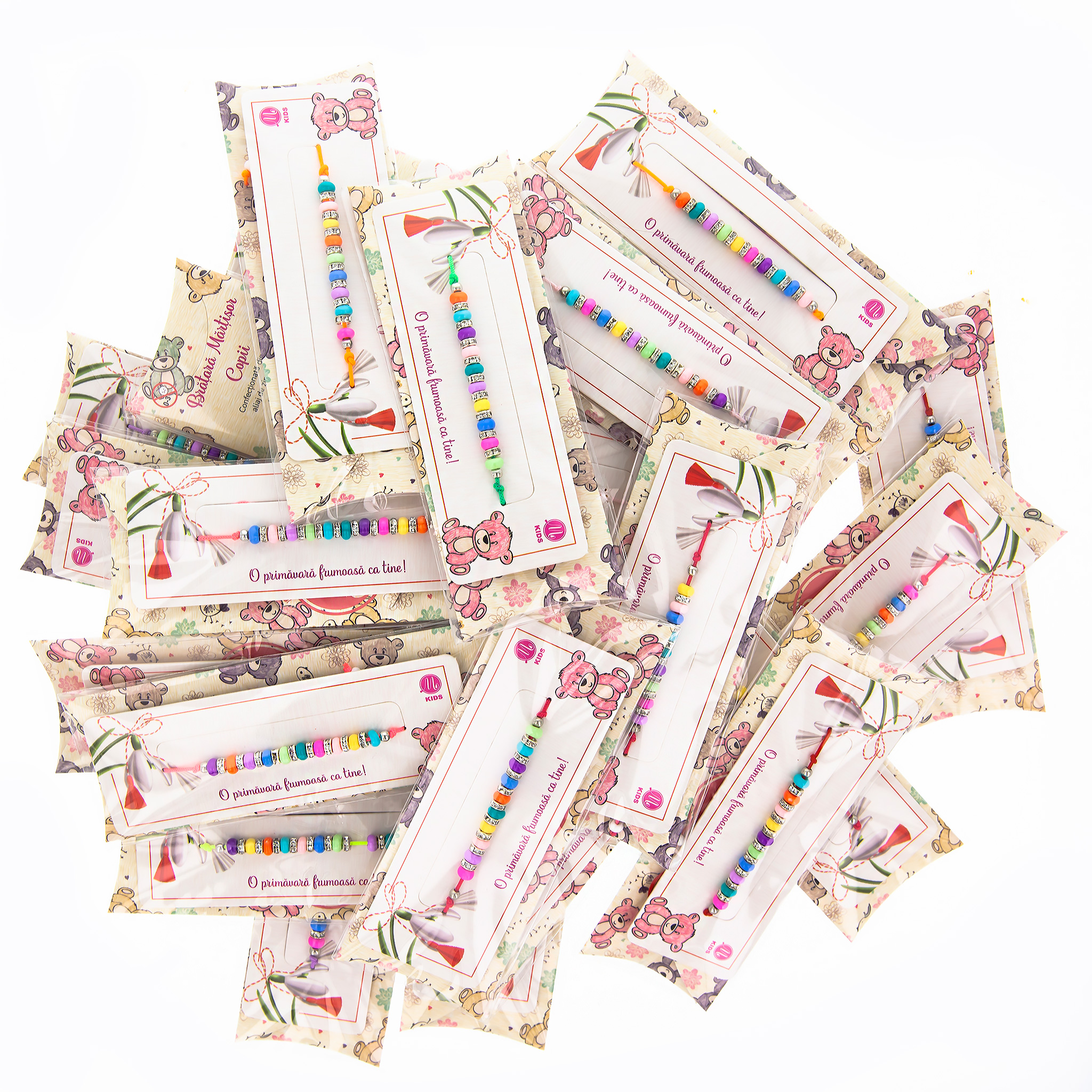 SET2026-003 Set 150 buc. Brățară Rainbow - imagine 1